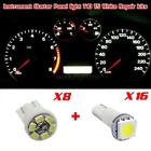 03969875663uaqzx Partsam White Led Indicator Dashbord Cluster Lamp Light Repair Kits