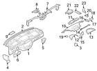 05122955aa Dodge Chrysler Oem Instrument Panel