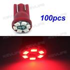 100pcs Aftermarket Red T10 Wedge 168