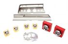 120-67-50032 Classic Dash 1967 Chevelle Instrument Cluster Panel Aluminum Finish With Carbon Fiber Series