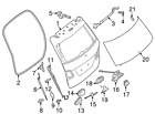 166-870-10-51 Mercedes-benz Genuine Position Sensor