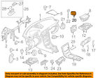 1728250382 Mercedes Oem Amg Instrument Panel Lamp