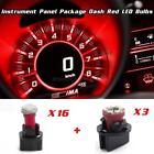 192840281142 Aftermarket Red Led Bulbs For Ford Ranger Instrument