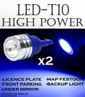 T10-bl-hp-naff-l2p14-14  2 Icbeamer Xenon Led Pc High Power Blue Replaces Dashboard Check