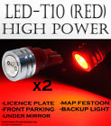 T10-r-hp-nabl-l2p14-14  2 Icbeamer Xenon Led Pairs High Power Red Replacements Check Engine