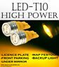 T10-y-hp-nxen-l2p14-14  2 Icbeamer Xenon Led Pc High Power Yellow Replace Dashboard Check
