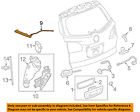 20861903 Gm Chevrolet Oem Traverse Liftgate Tail Tailgate