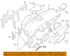 2188250010 Mercedes Oem Instrument Panel Lamp Left