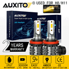 L3h8h11h9h16jp 2pc H8 H11 Amber Yellow Led Replacement Fog Light Bulbs Del Super Bright 4000lm