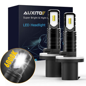 100w 2x 6000k 880 Led Super White Fog Daytime Running Light Bulbs No Polarity Us