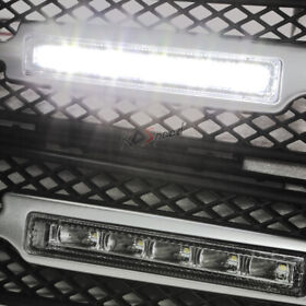 Ko41567s 2x Led Drl Daytime Running Light Bumper Fog Lamp Wiring For 06-08 Bmw E90 E91