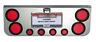 473s-1 Roadmaster Stainless Steel Rear Light Panel Round Led Lights
