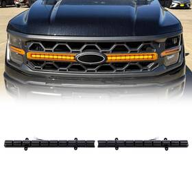 4x4fdtdrla0001 4x4usa Pair Led Amber Drl With Sequential Turn Signal Lights For 2024 Ford F150 Tremor