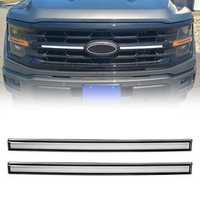 4x4fdxltdrl0002 4x4usa Clear Lens White Drl With Sequential Turn Signal Lights For 2024 Ford F150 Xlt