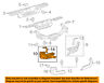 5215404010 Toyota Oem Tacoma Rear Support Left
