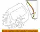 5813a078 Mitsubishi Oem 14-15 Outlander Liftgate Tail Tailgate Trunk-sensor