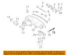 66237ag01a Subaru Oem Tribeca Instrument Panel