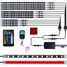 824382467387 Helovmine Motorcycle Led Light Kit Strips Rgb Colors