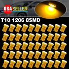 Ae000856 Ledkingdomus Amber Yellow Bulbs Dome Map Instrument Panel 9312716936827
