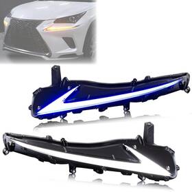 Dl-3274b-rgb Aftermarket Products For 2017-2020 Lexus Is250 Is350 Is200t Daytime Running Light Assembly Pair L R