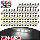 Ag000367 Yitamotor White Fuse Led Sun Visor Vanity Mirror 659514698908