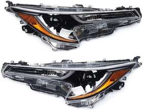 To2503286 Anxingo 1 Pair Left And Right Side Led Headlight Lamp For 2020-2021 Toyota Corolla L Le