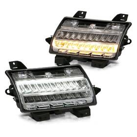 511083 Anzo For Jeep Gladiator 20-23 Led Daytime Running Lights W Sequential Turn Signal