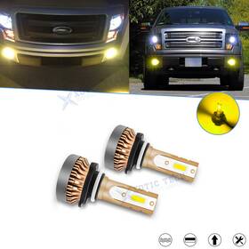 Df149gd Apr01 #df149gd Golden Yellow 3000k H10 9145 9140 Led Bulbs For Fog Light Driving Drl Lamps 2x