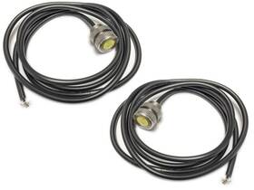 Oz1102 Artec Industries 2-pack Led Bolt Light 3w Cool White Stainless 11mm Silver