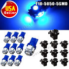 Au000780 Blue Instrument Dash Panel Led Light Bulbs Twist Lock Sockets