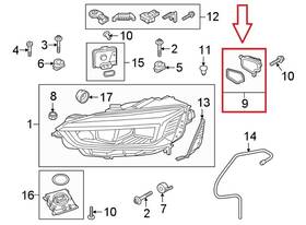 8w6998473a Audi Oem 18-19 A5 Sportback Rs5 S5 Led Drl Daytime Running Light Module Bulb Lh