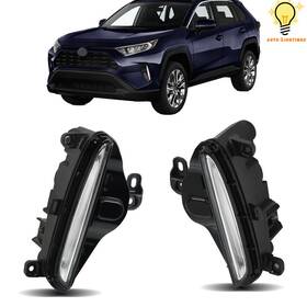 Aul3673950 Auto-lightingo Daytime Running Light With Black For 2021-2023 Toyota Rav4 Hybrid Left&right Side