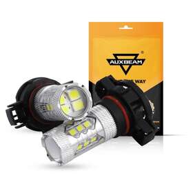 Auto-auxbeam-2434 Auxbeam 5202 H16 Led Fog Light Bulbs For 2007-2015 Chevy Silverado 1500 6000k