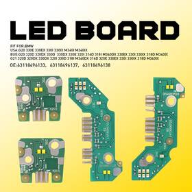 63118496138 Auxito Yellow Angel Eyes Drl Led Boards Fit Bmw G20 330e 330i M340i 2019-2021 Headlight