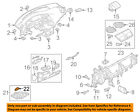 Bbm569974 Mazda Oem Instrument Panel Lamp