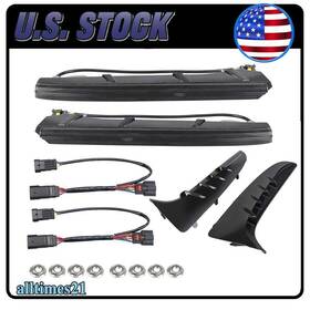 Billfaro 3lt Z51 2020-2023 2x For Corvette C8 Stingray Led Grille Bezel Lamp Daytime Running Light With Cover