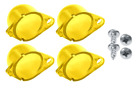 C4vy-10b870-y-4 Scott Drake Mustang Instrument Panel Light Filter Set Yellow