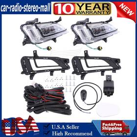 Bap12029 Car-radio-stereo-mall Led Fog Lights Fit For 2019-2021 Hyundai Tucson Front Bumper Lamps With Drl New
