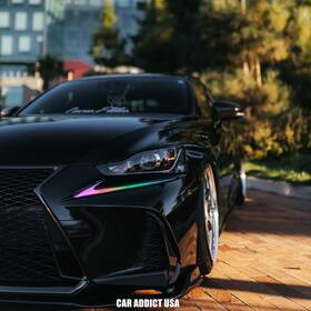 Caraddict-usa Hk8005is-rgb Rgb Led Drl For 2017-2020 Lexus Is 200t 300 350 With Dynamic Turn Signal Lh Rh Kit