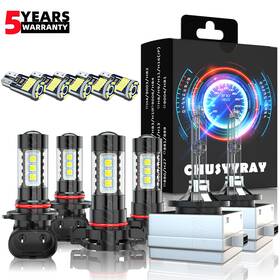 5202 Chusyyray D1s 9145 T10 For Cadillac Escalade 2009 Xenon Hid Headlight Bulb Fog Driving Drl Lights