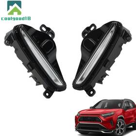 Cg944730ld Coolgood18 Daytime Running Lights For 2021-2023 Toyota Rav4 Hybrid Left&right With Black Lamps
