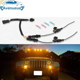 97109-0925 Daytime Running Light Drl Adapter Wiring Harness Ave00568 For Jeep Wrangler Jl