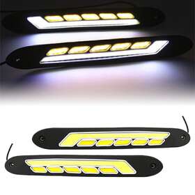 Dictorcoltd 910000529817 1 Pair Car Led Daytime Running Light Strip Drl Driving Fog Turn Signal Lamp