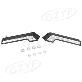 Ht-2015yf018 Dictorcoltd Pair Universal Led White Car Daytime Running Lights Euro 6-led For Mercedes-benz
