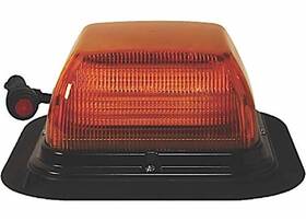 Ecco Eb7185aaa-vm-t13 Led Beacon Square Medium Profile 12-24vdc 24 Flash Patterns Vac-mag