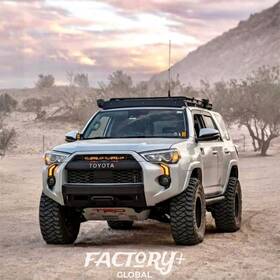 Factory-plus-global Fc-dr011rn4-tm2 Clear Drl Fits 2014-2024 Toyota 4runner Upgrade Dynamic Daytime Running Lights