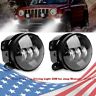 Fl-r4in-60w-cr-w Syvs Inch White Led Fog Lights For Jeep 768641600620