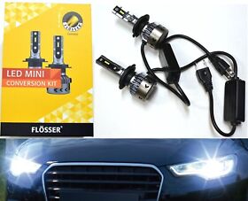 91m2070 Flosser Led Mini White H7 23w Two Bulbs Head Light Drl Daytime Replacement Oe