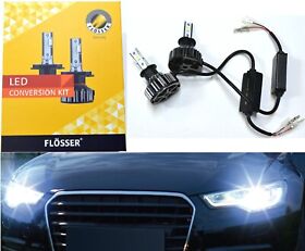 913320 Flosser Led White H3 24w Two Bulbs Drl Daytime Head Light Corner Replace Upgrade