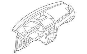 Ae5z-5404320-af Ford Genuine Instrument Panel